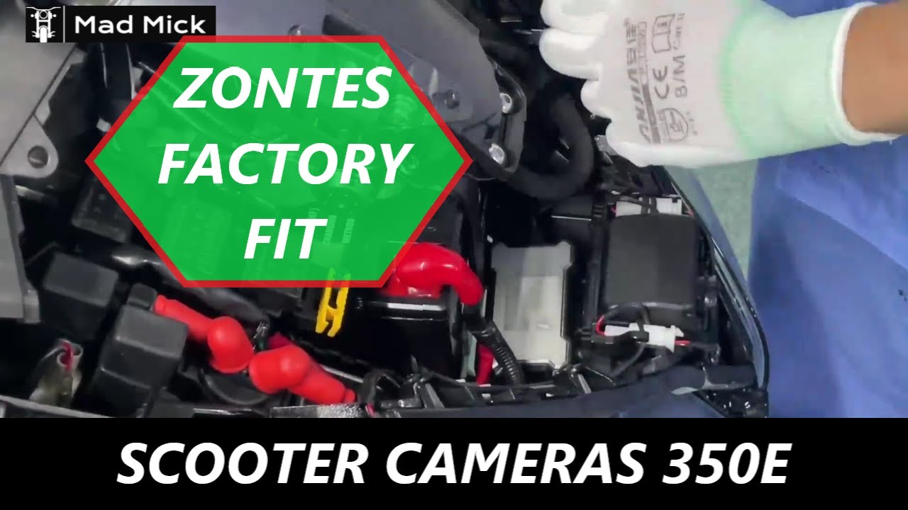 ZONTES FACTORY FIT SCOOTER CAMERAS 350E