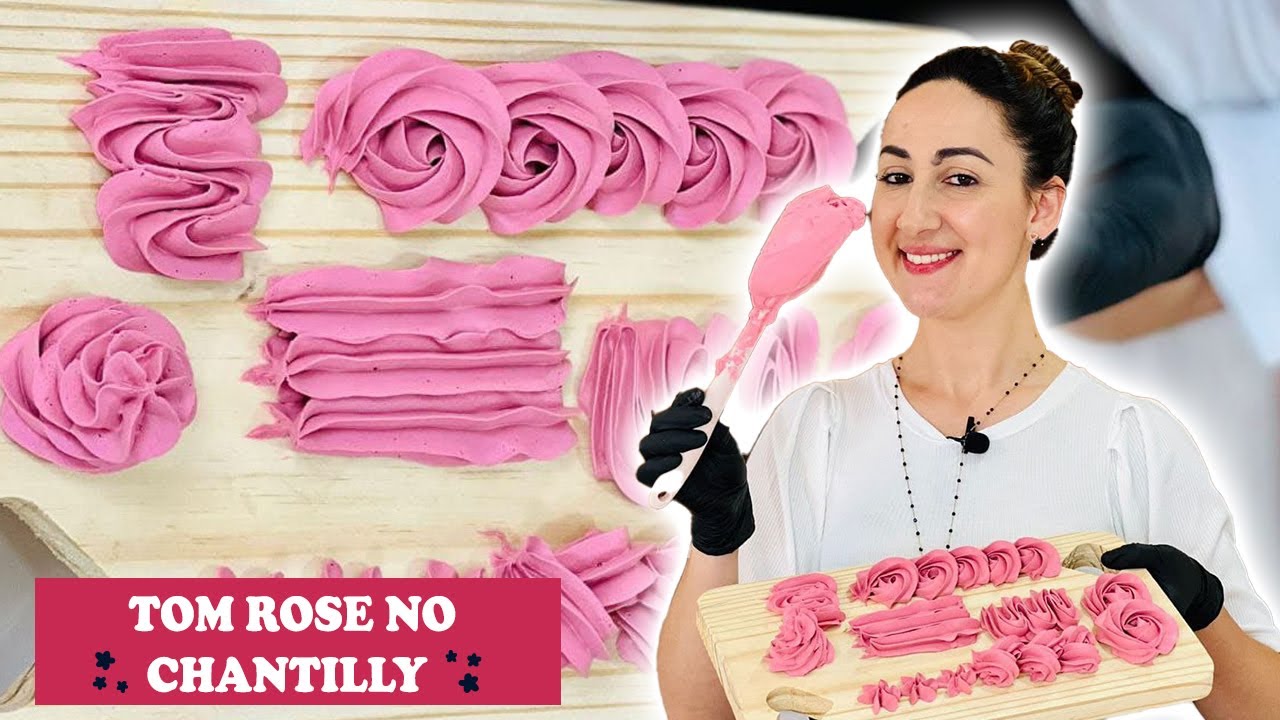 COMO FAZER UM TOM ROSE NO CHANTILLY