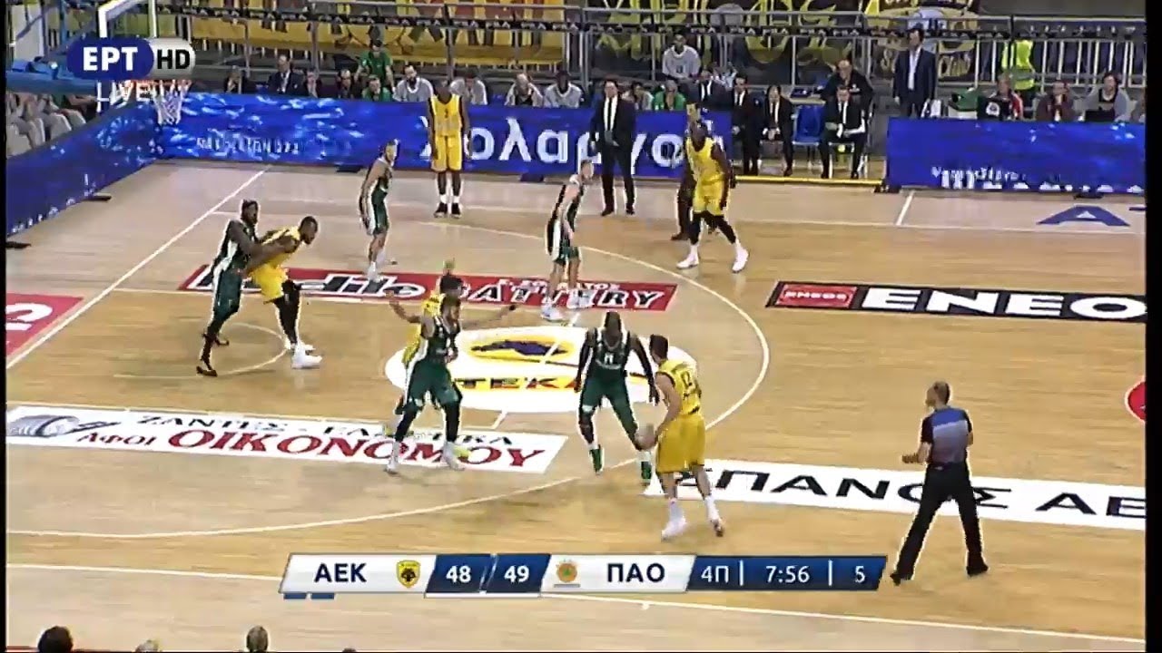ΑΕΚ - Παναθηναϊκός 73-69 Highlights μόνο 2ου ημιχρόνου | Ημιτελικός κυπέλλου {5.11.2017}