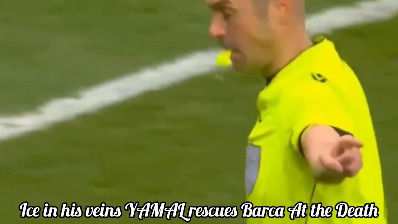 @Lewyfutbol Ice in his veins YAMAL rescues Barca At the Death 