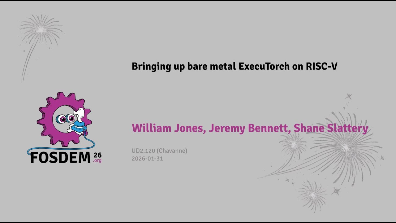 Bringing up bare metal ExecuTorch on RISC-V
