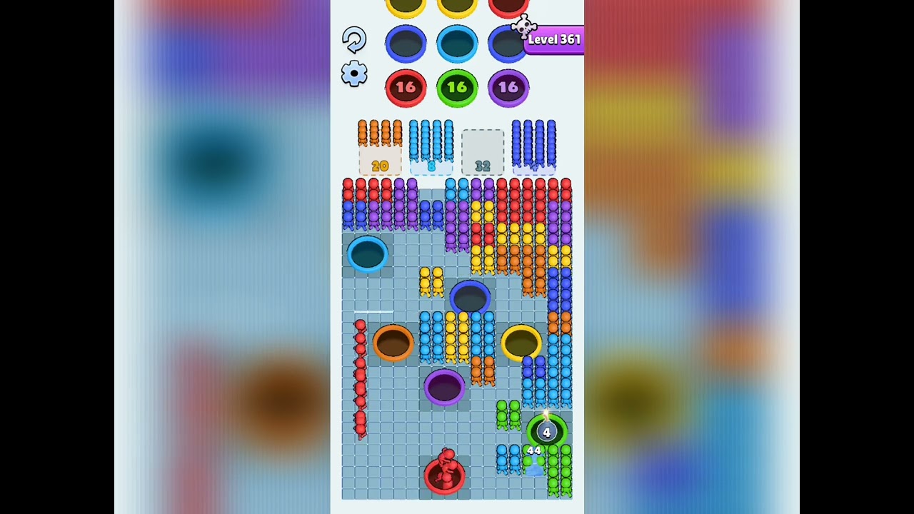 Hole People Level 361 Hard Walkthrough Solution