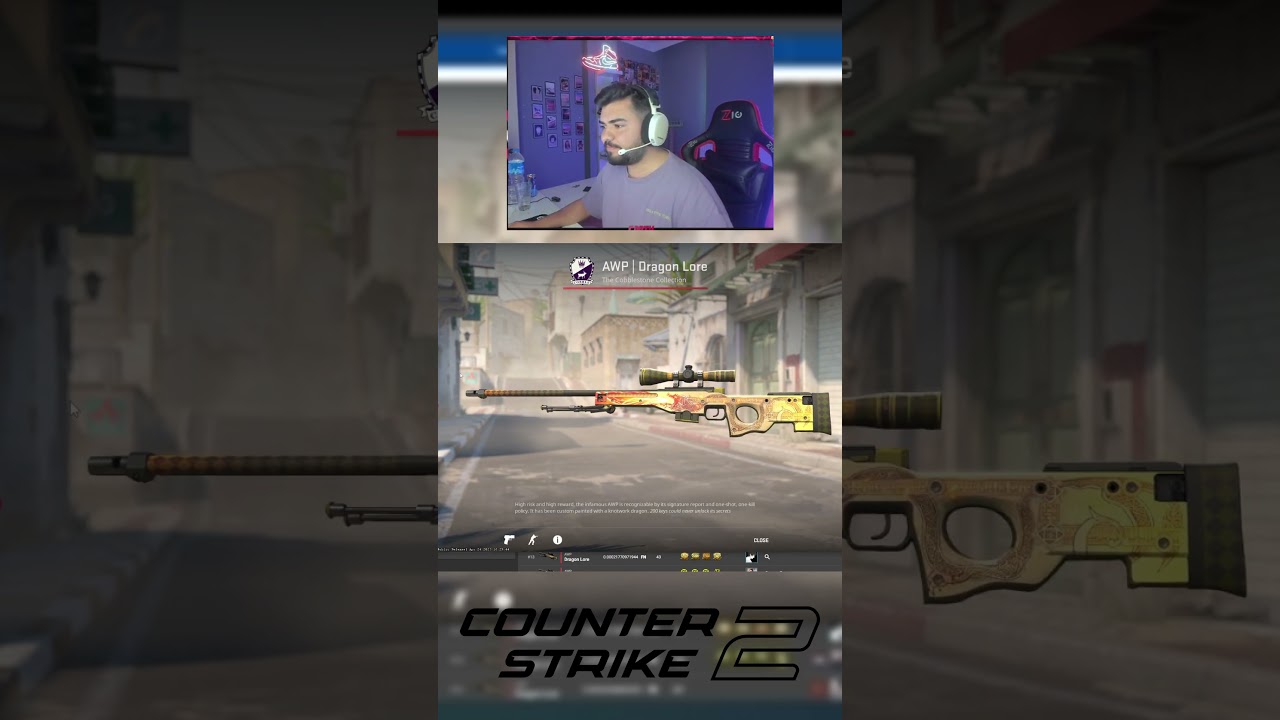 AWP Dragon Lore vs AWP Gungnir Counter Strike 2