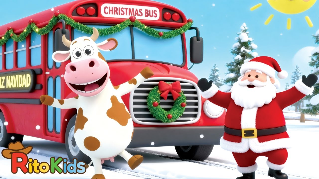 🎄🚌 As Rodas do Ônibus no Natal 🎅🎶 | Canções Infantis de Natal + Mais Músicas