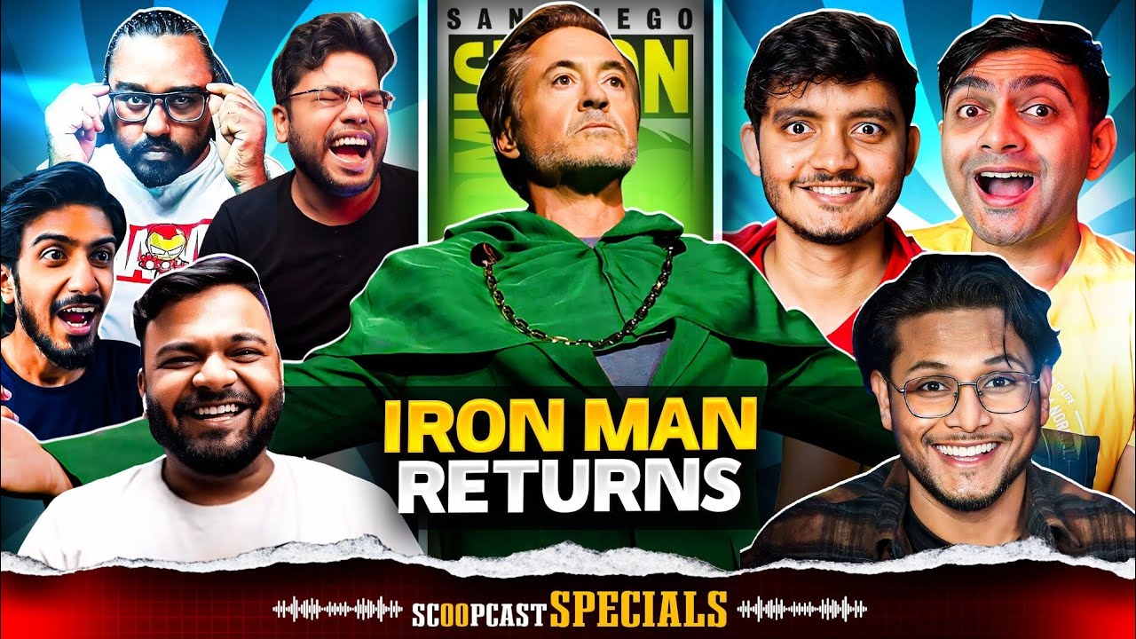 Iron Man as Doctor Doom, SDCC breakdown ft. @menofculturepodcast  | ScoopCast specials