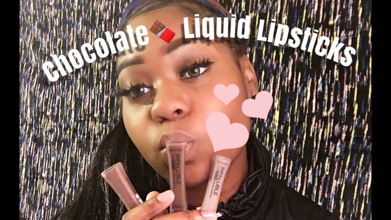 L'Oreal Infallible Chocolate Liquid Lipstick Review Skyganggang