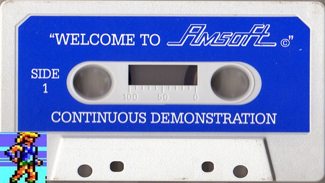 Amstrad CPC 464 Welcome Demonstration Cassette (