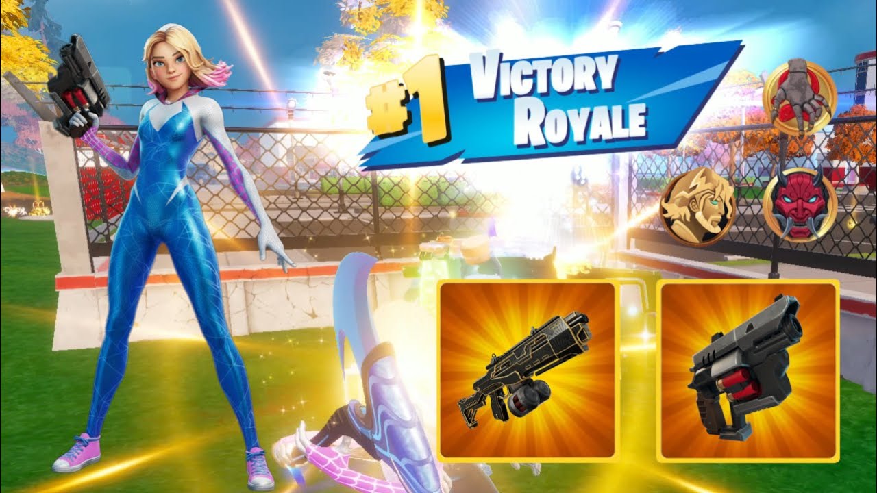 New Iron Man Update! First Game! 8 Eliminations! Blitz Royale as Spider-Gwen!