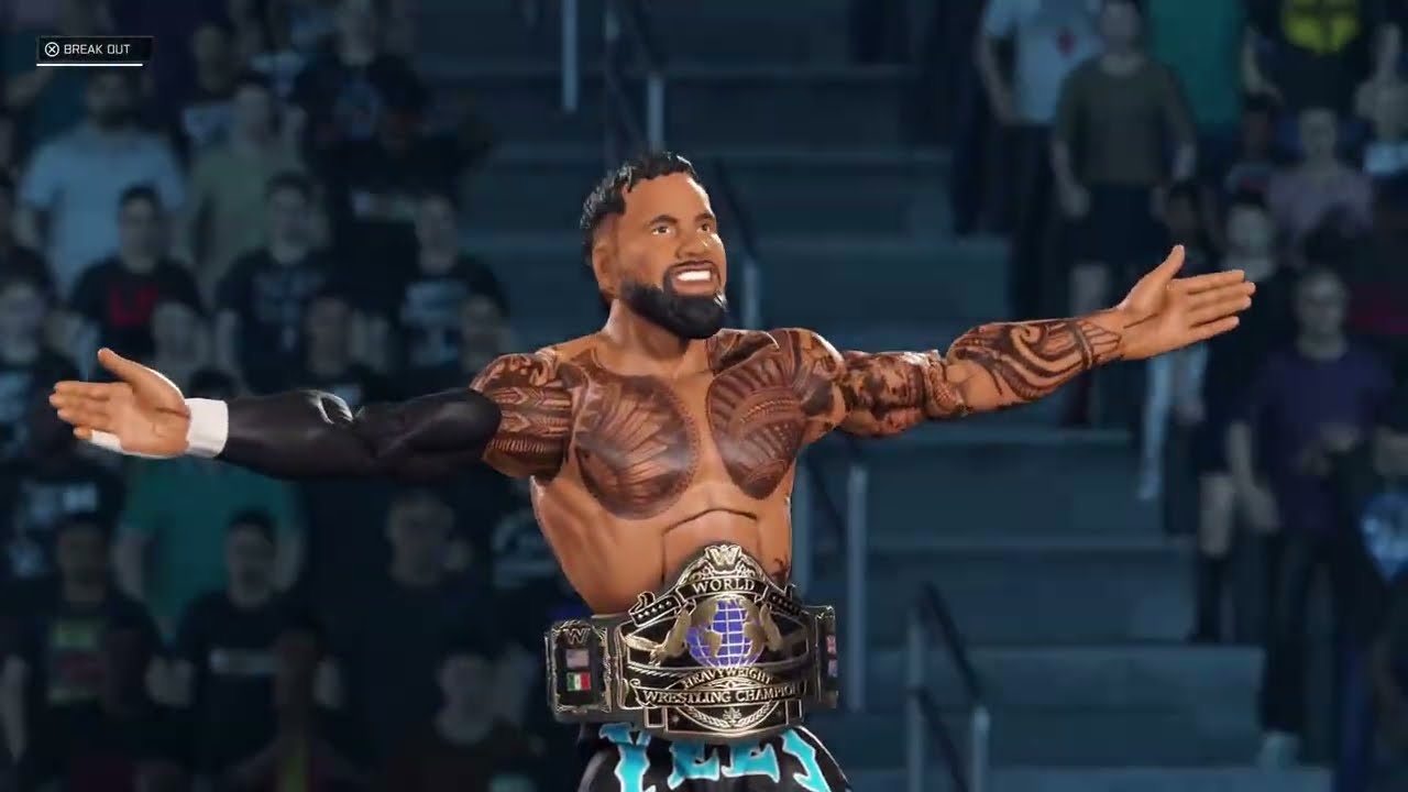 Only playing with Jey Uso in 2K 25 WWE.