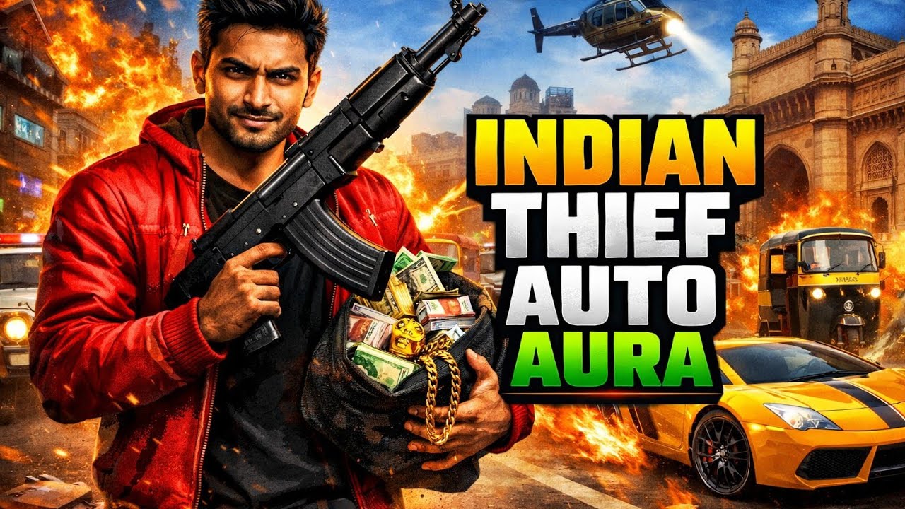 Indian Thief Auto Aura Gameplay 🚗💰 | Full Action & Fun