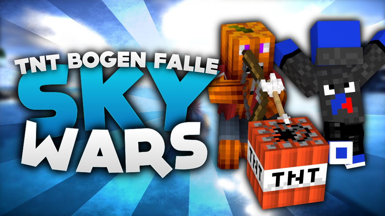 TNT Bogen Falle! - Minecraft Sky Wars! | DieBuddiesZocken