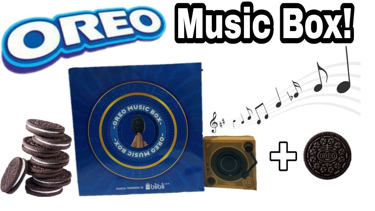 OREO MUSIC BOX Indonesia | Review | Unboxing | How to Play Music Box
