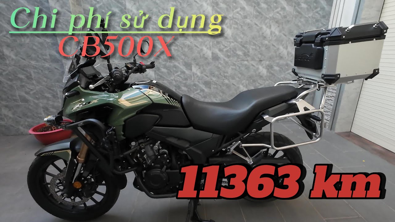Chi Phí Sử Dụng CB500X - 2024 | Bảo trì lớn 11363 km | #34