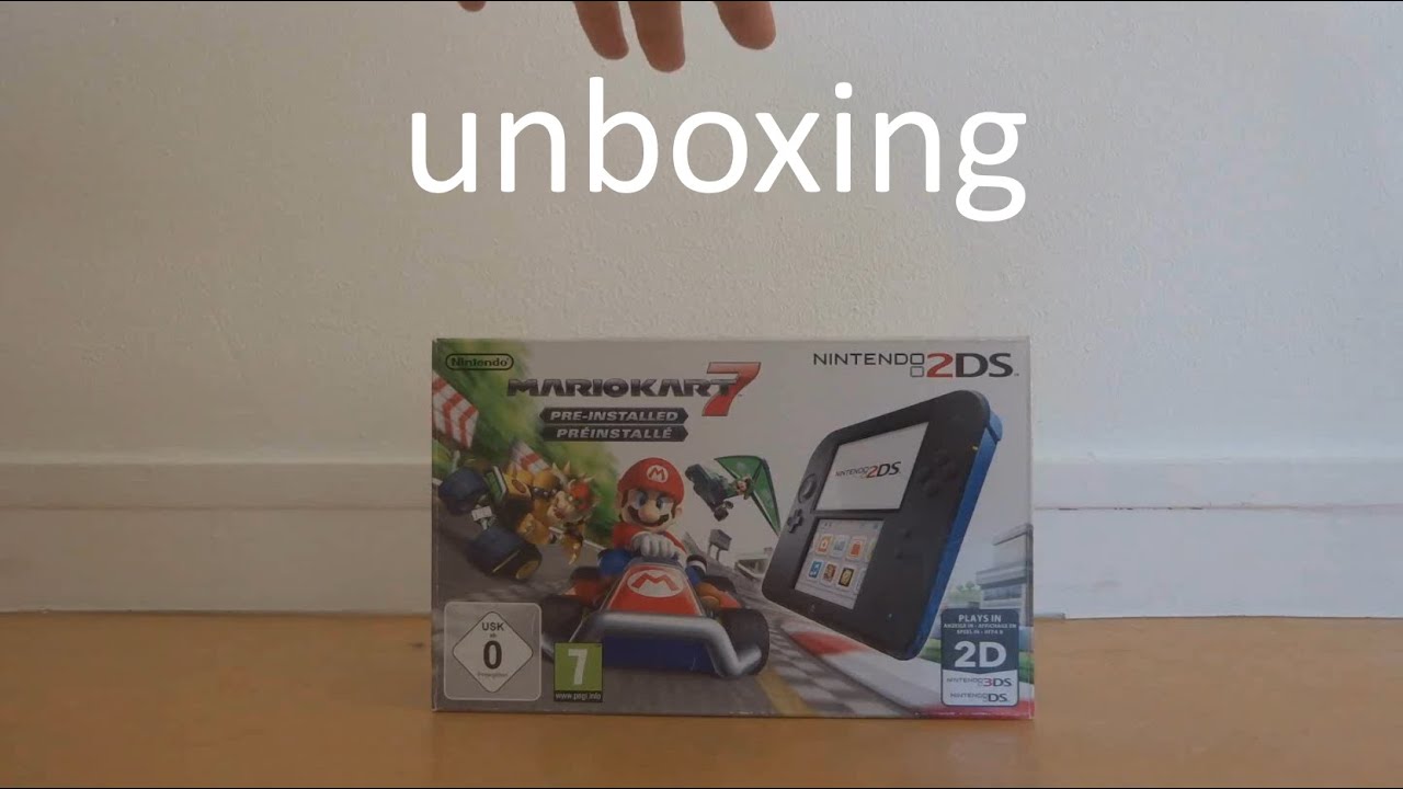 Nintendo Mario kart 7 2ds Unboxing