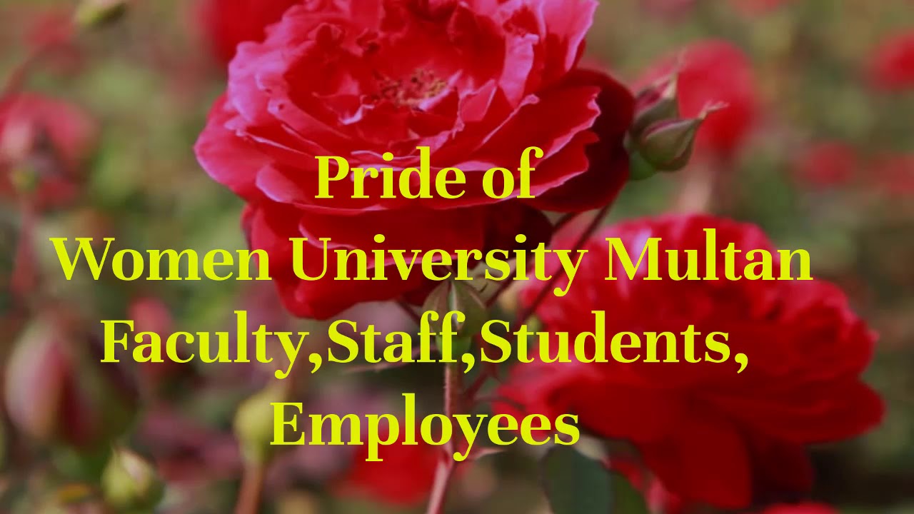 Pride of women university Multan