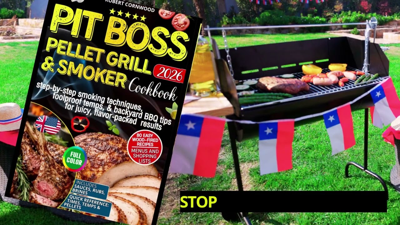 Pit Boss Pellet Grill & Smoker Cookbook for Beginners