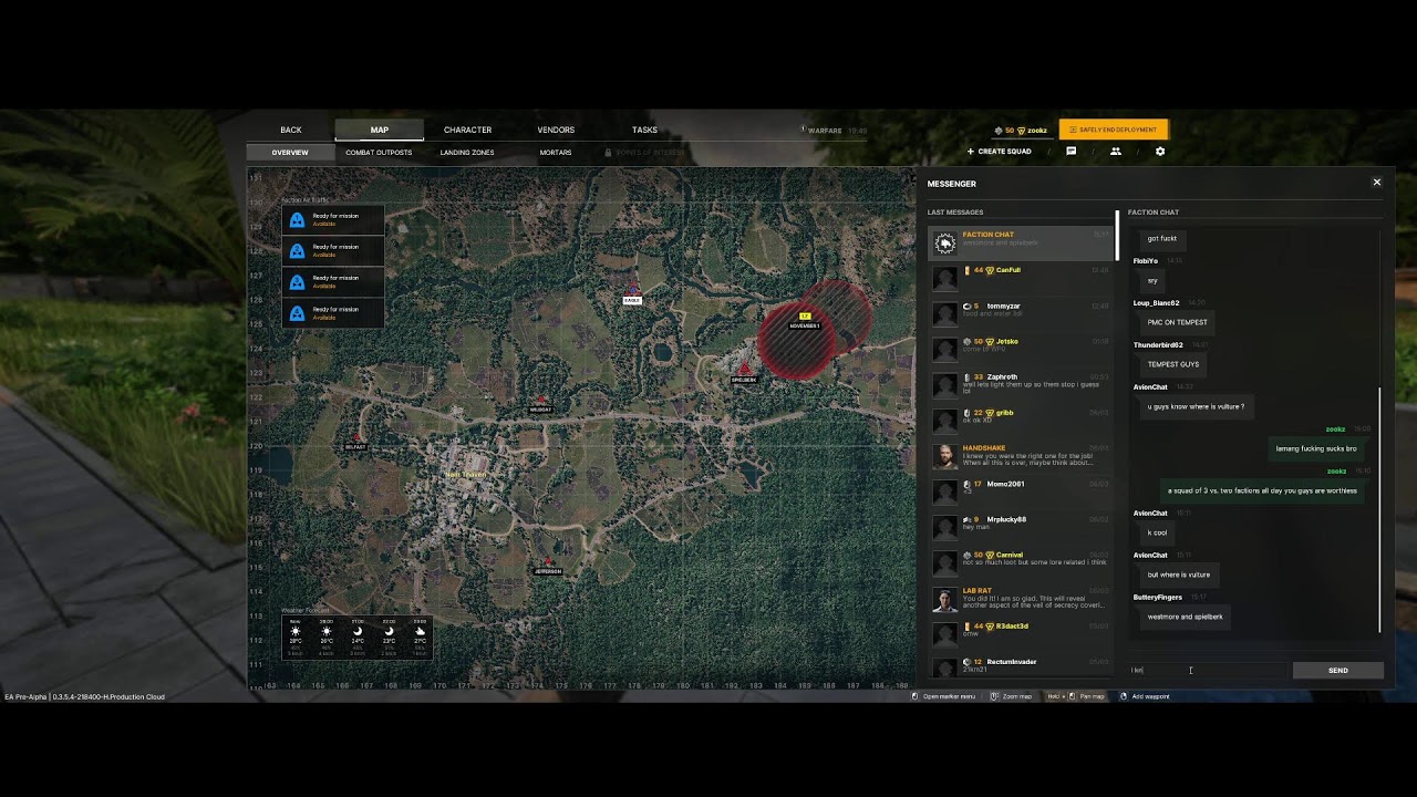 GrayZone Warfare 4.0 waiting room