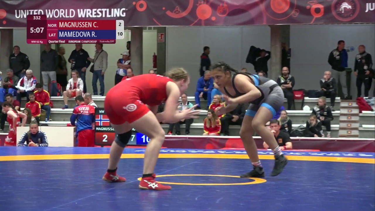 1/4 WW - 62 kg: C. MAGNUSSEN (NOR) v. R. MAMEDOVA (LAT)