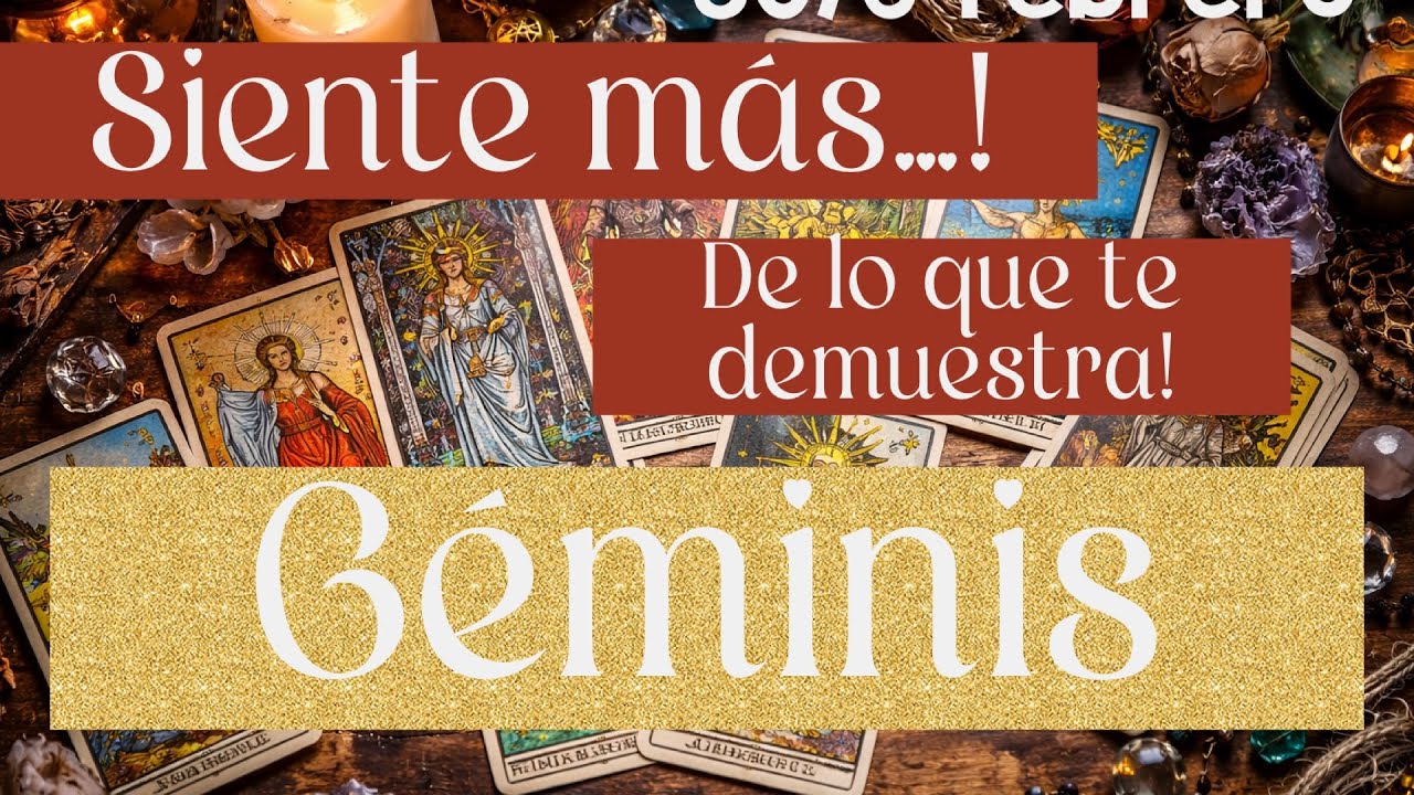 Géminis ♊ Hay sentimientos reales detrás de lo que ves💕