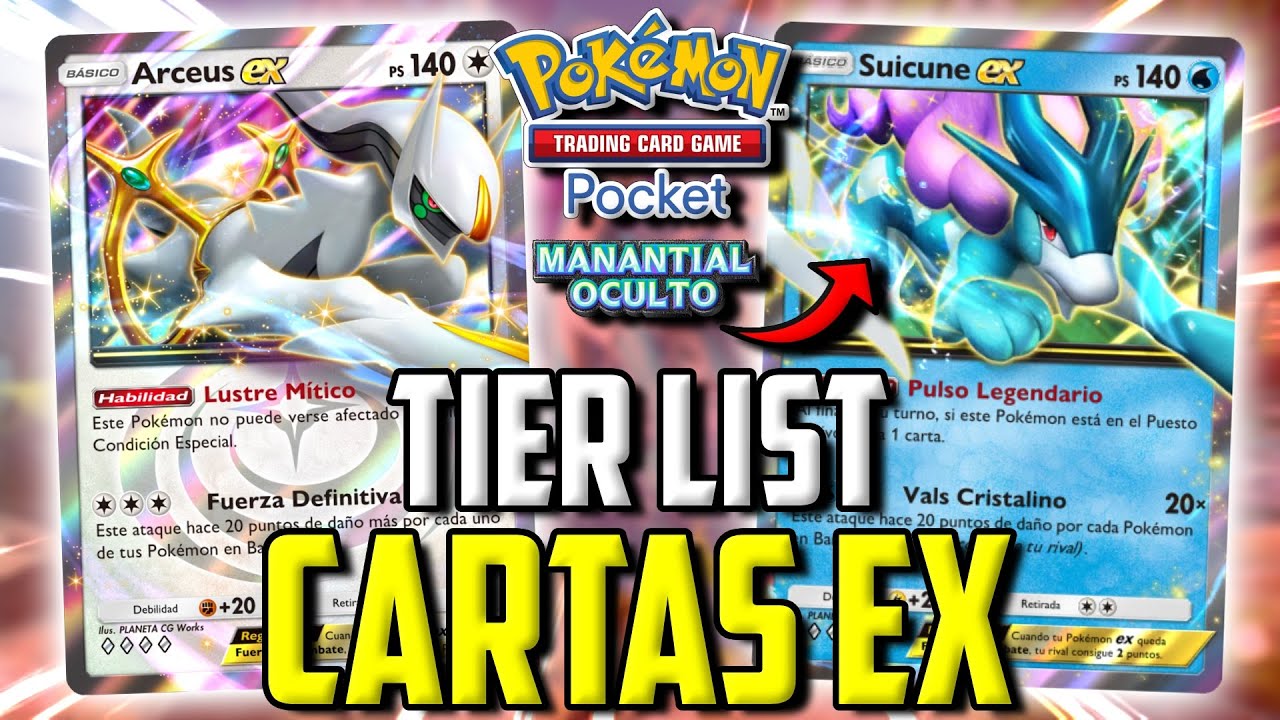 🔥​ ¡LO QUE DEBES JUGAR! TIER LIST de CARTAS EX en POKEMON TCG POCKET!