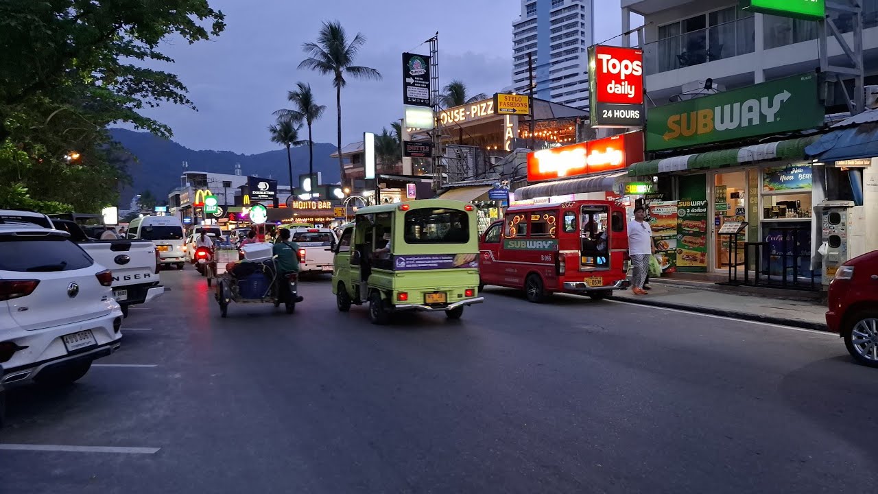 Evening Walk, Patong Beach, Phuket, Thailand