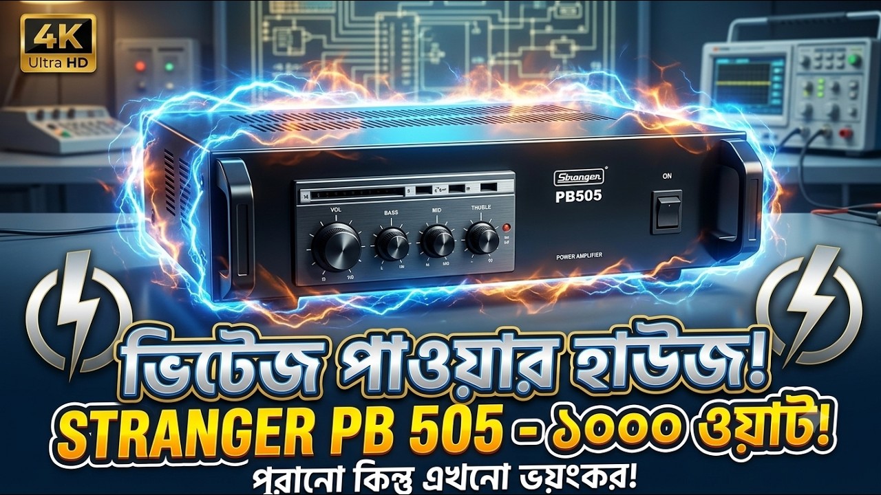 Stranger PB 505 old model Amplifier full review video #dj #djsoundsystem #yt #viralvideos