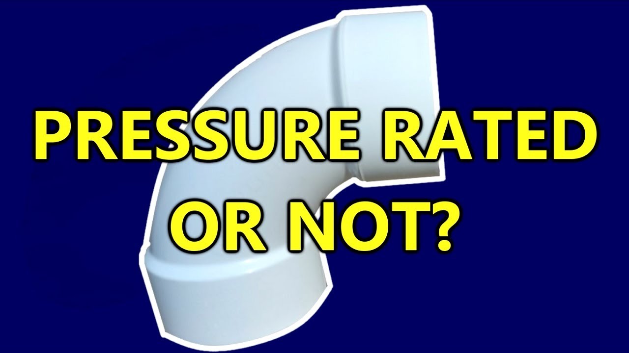 How to Spot Non-Pressure Rated PVC Fittings