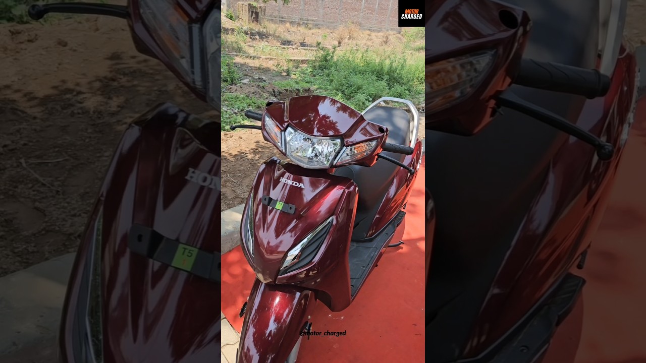 2025 Honda Activa BS6 STD Variant | Rebel Red Metallic | Red Color #honda #activa #scooter