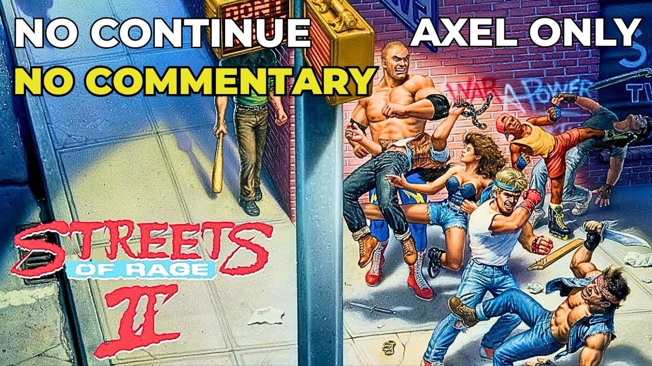 Streets of Rage - Axel Solo (No Continue) Full Game [LONGPLAY / NO COMMENTARY]