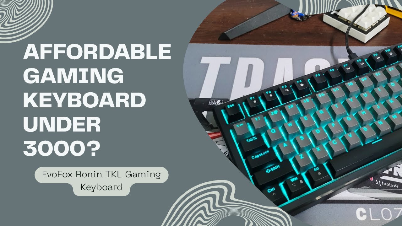 Best Budget Gaming Keyboard? EvoFox Ronin TKL Full Review (2025)