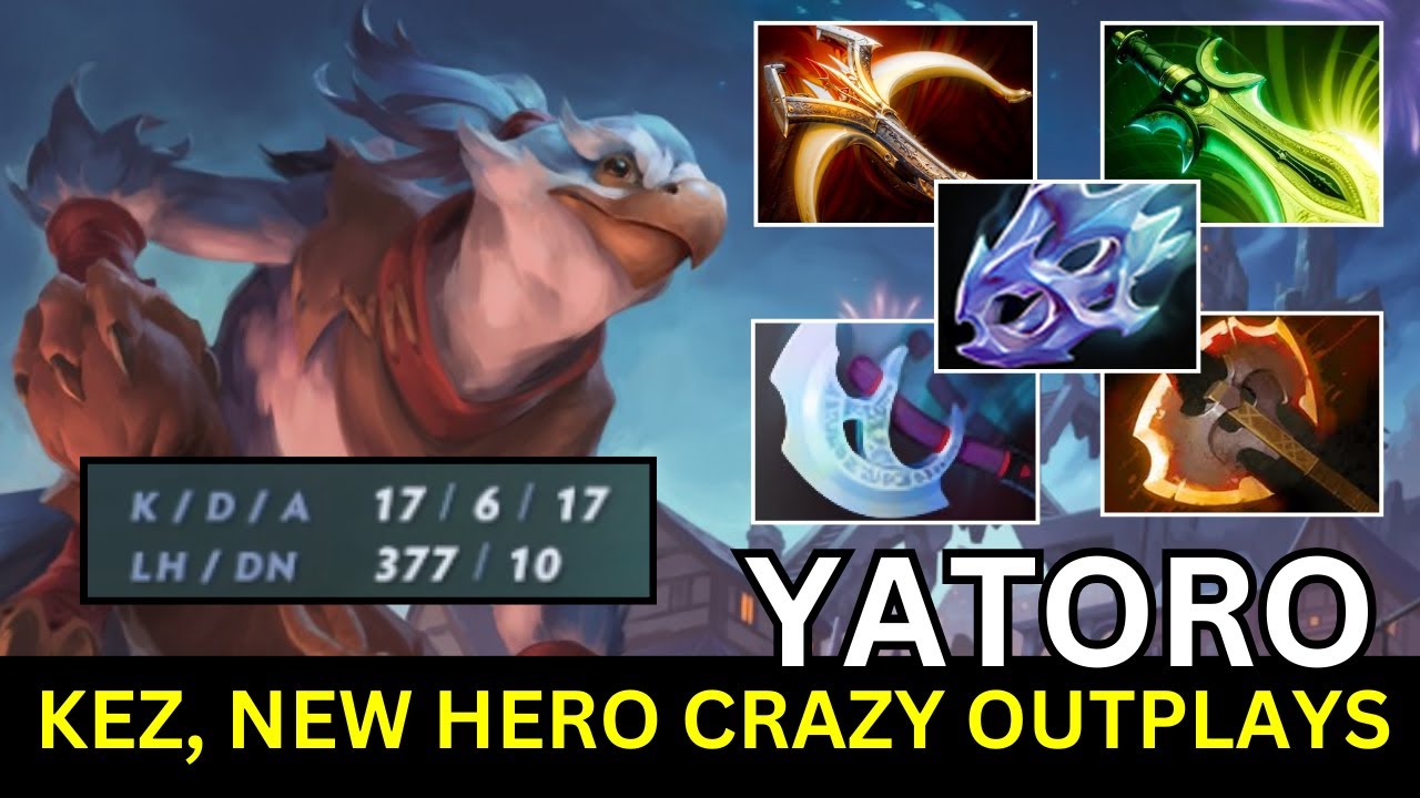 Kez 7.37d by YATORO - New Hero, Crazy Carry Invoker Bird !