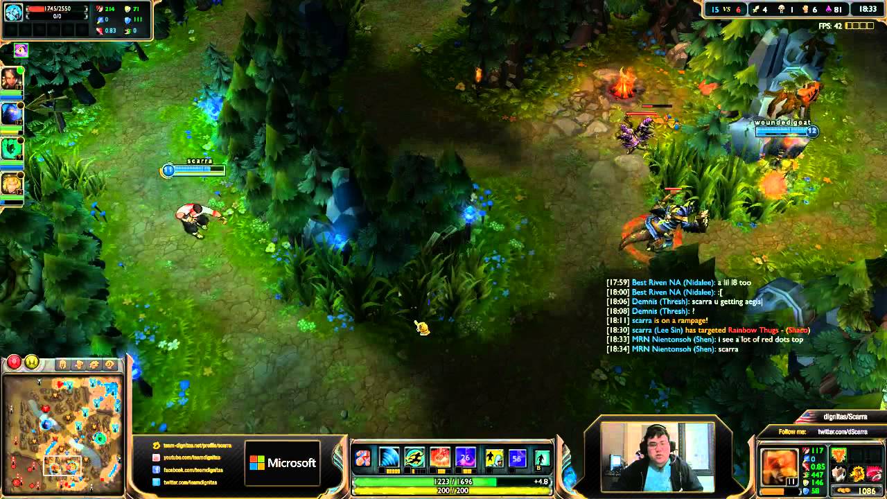Scarra - Lee Sin jungle (Diamond l)