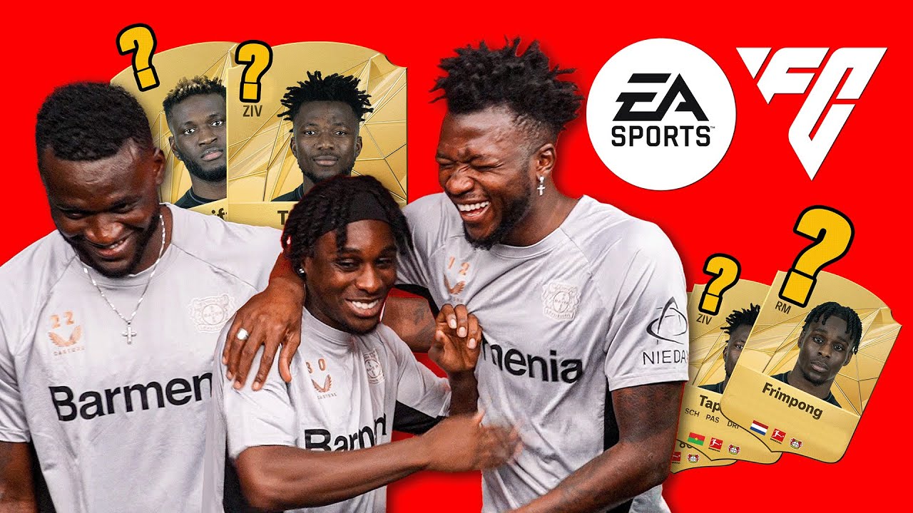 EA FC 25: Leverkusen-Spieler REAGIEREN auf ihre Ratings | Frimpong, Boniface, Tapsoba