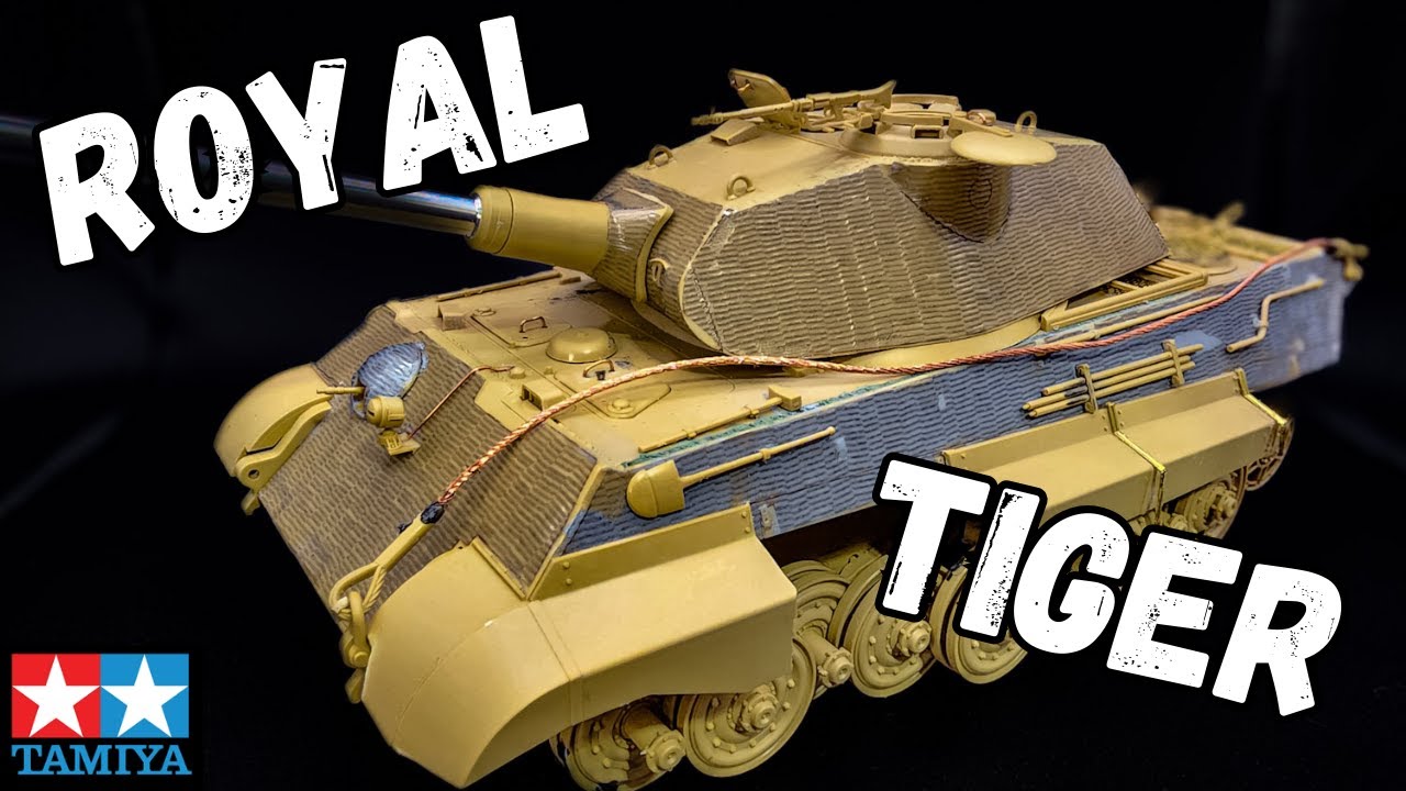 Panzerkampfwagen VI Tiger II Porsche Turret 1/35 Tamiya / FULL Built