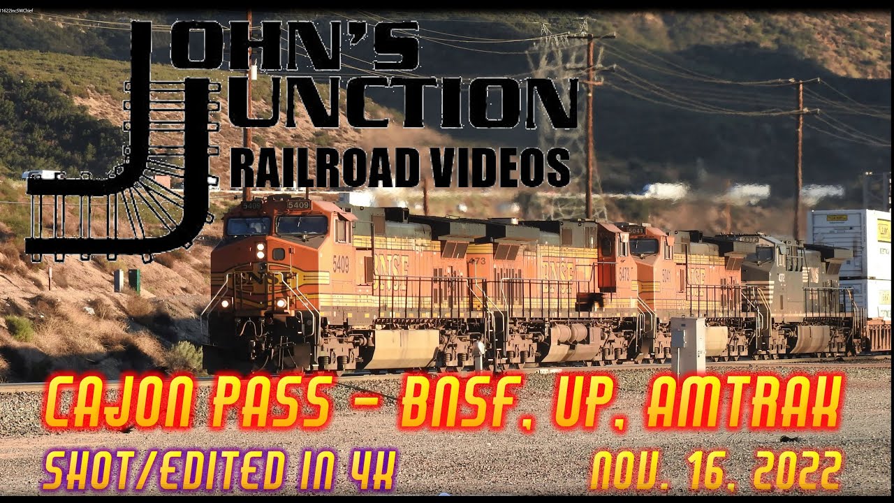 Cajon Pass - BNSF, UP, Amtrak - Blue Cut and Cajon