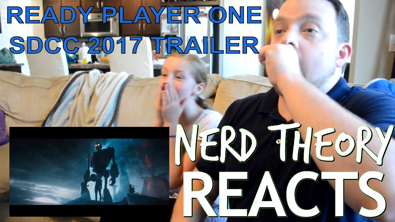 READY PLAYER ONE SDCC Comic-Con 2017 Trailer REACTION!!!