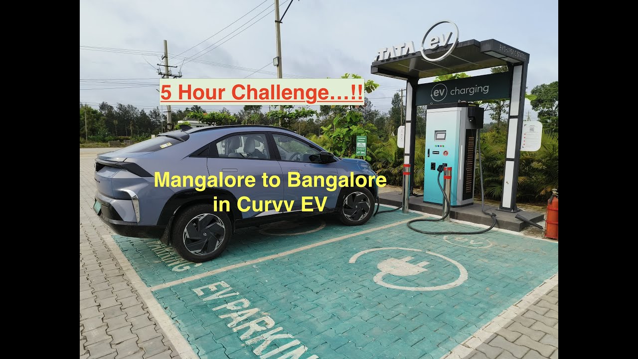 5 hour challenge in Curvv EV - Mangalore to Bangalore