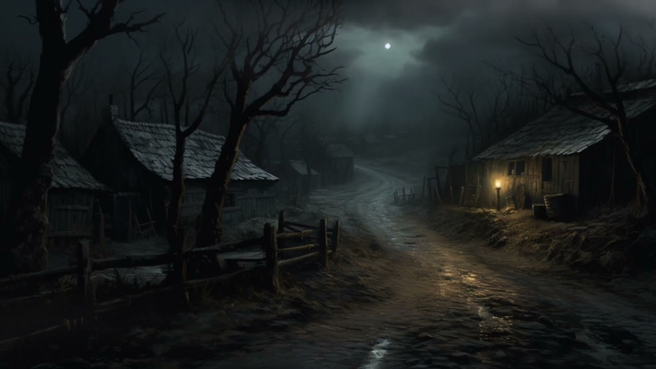 Relaxing Old Wooden House Halloween Ambience (no music)
