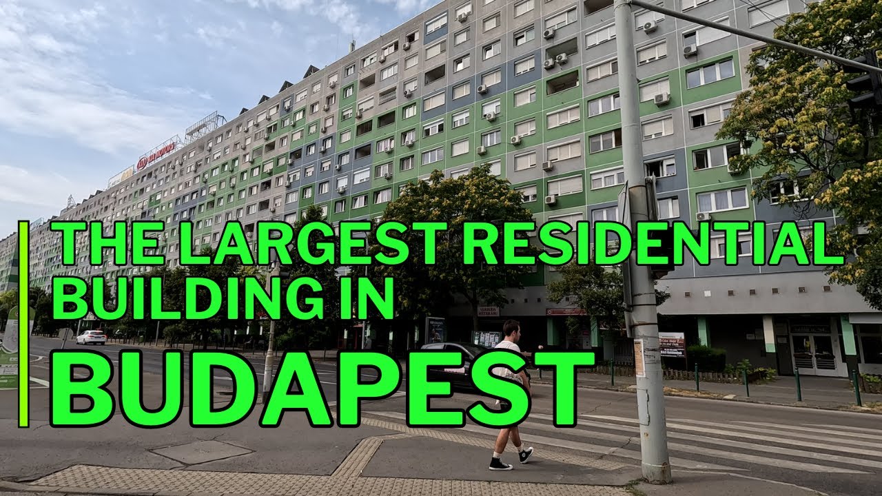 Village House | 884 Residential Units, More Than 3,000 Residents - Budapest Walking Tour [4K]