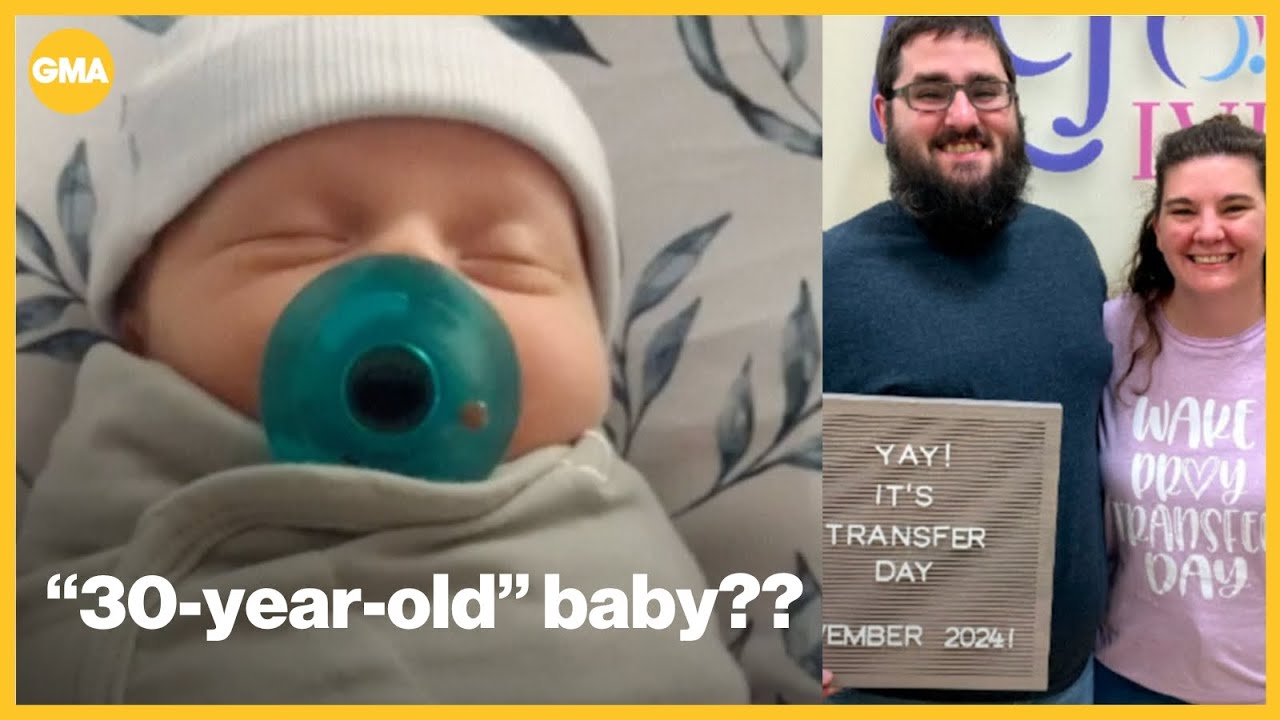 World's 'oldest' baby born from embryo frozen in 1994 | GMA