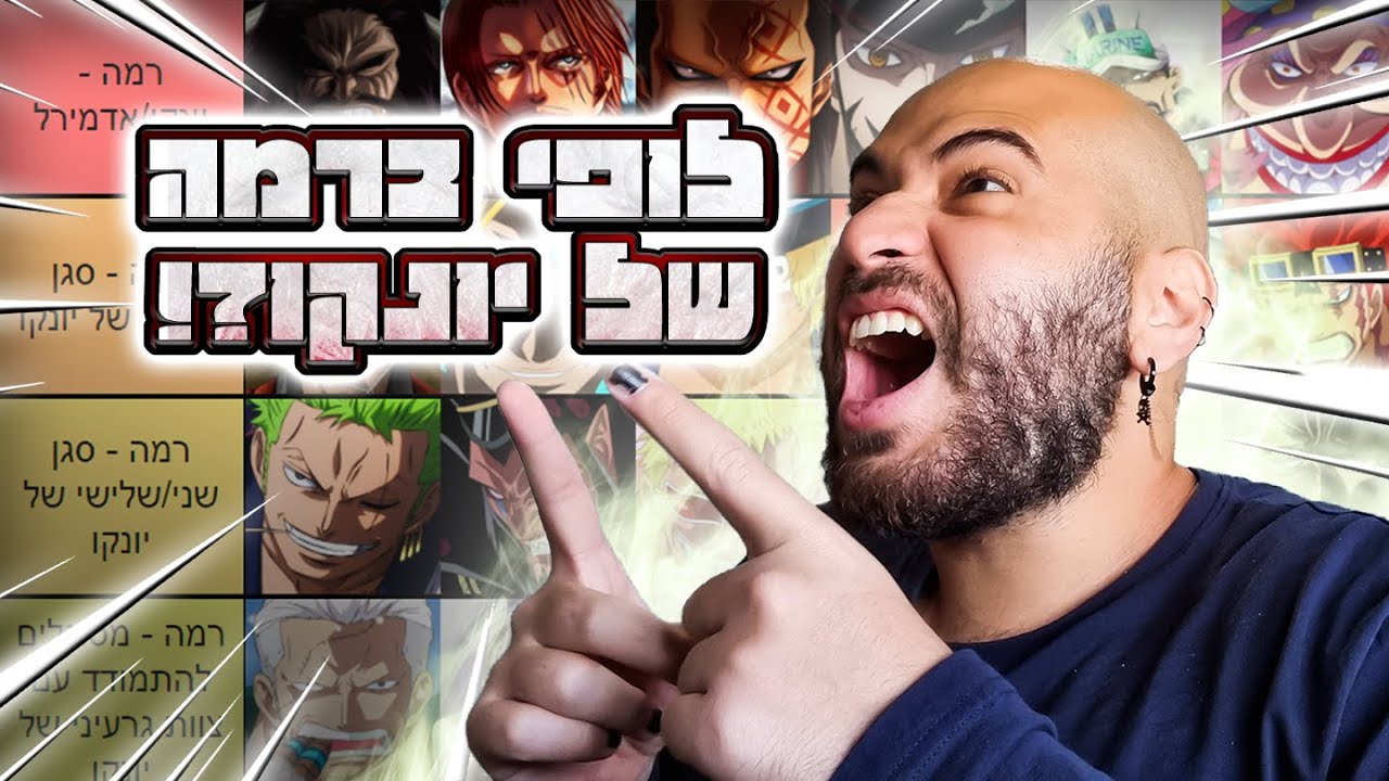 דירוג 100 דמויות של וואן פיס מהחלש לחזק ביותר!
