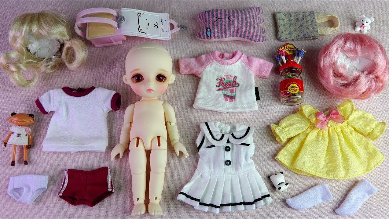 ★리나슈슈 베이비 데이지 개봉 포춘완다LINA chouchou Baby Daisy box opening/Ball Jointed Doll/Wander Frog/ASMR 4K