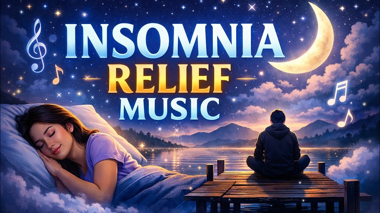 INSOMNIA RELIEF MUSIC 🌙 | Deep Sleep Music for Anxiety & Stress | Calm Night Ambient Sound