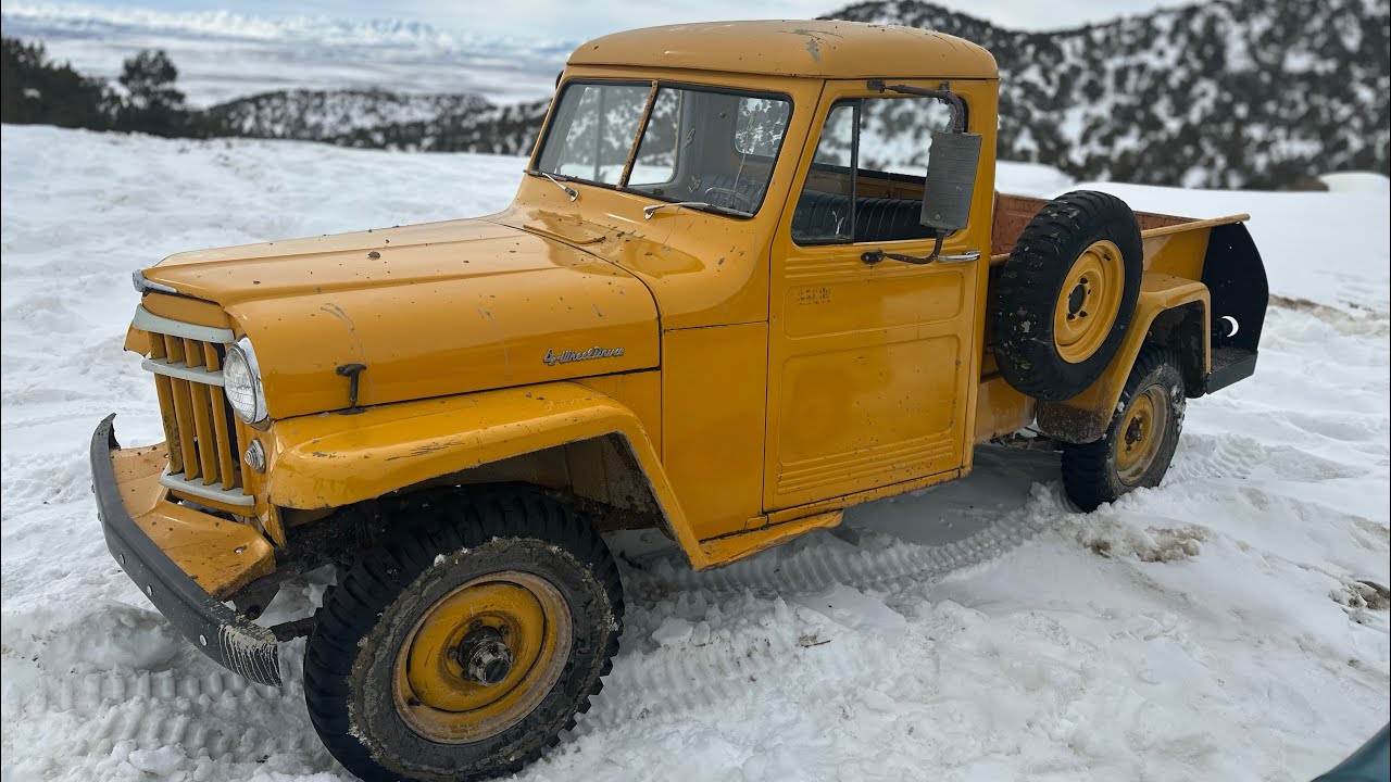 1956 Willys V-Nose Pickup @therealjeepguy