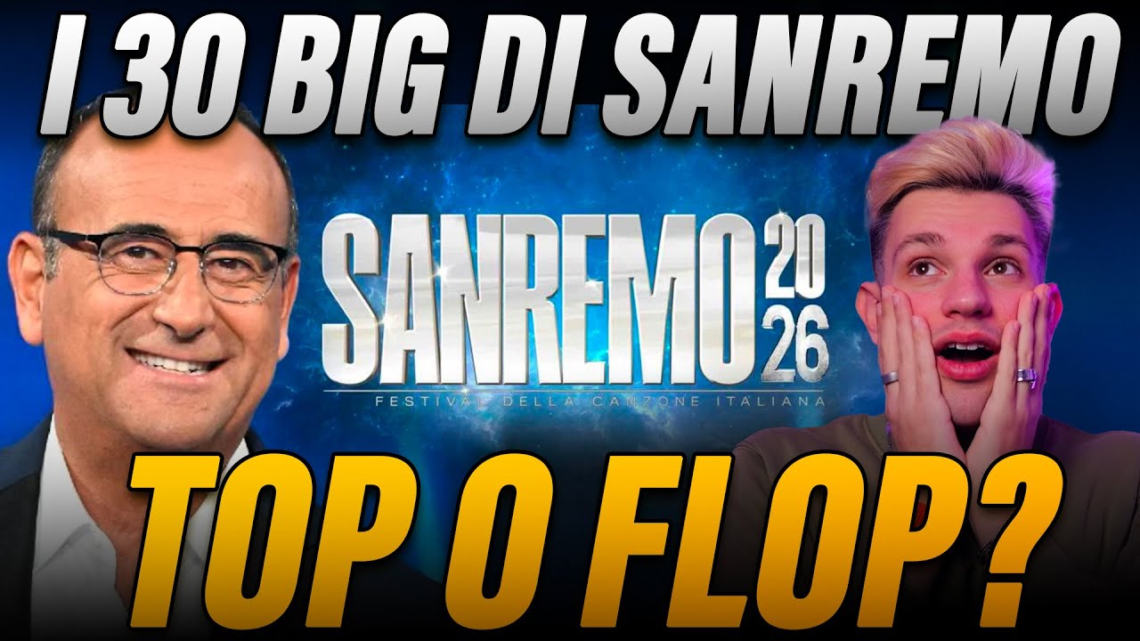 SANREMO 26: REACTION ai NOMI dei BIG 🔥 TOP o FLOP?
