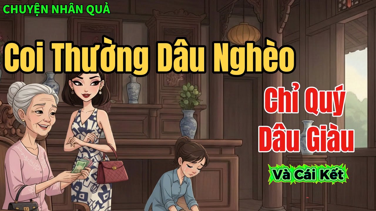 Coi Thường Dâu Nghèo Chỉ Quý Dâu Giàu, Lúc Lâm Bệnh Mới Biết Ai Hiếu Thảo | Chuyện Nhân Quả