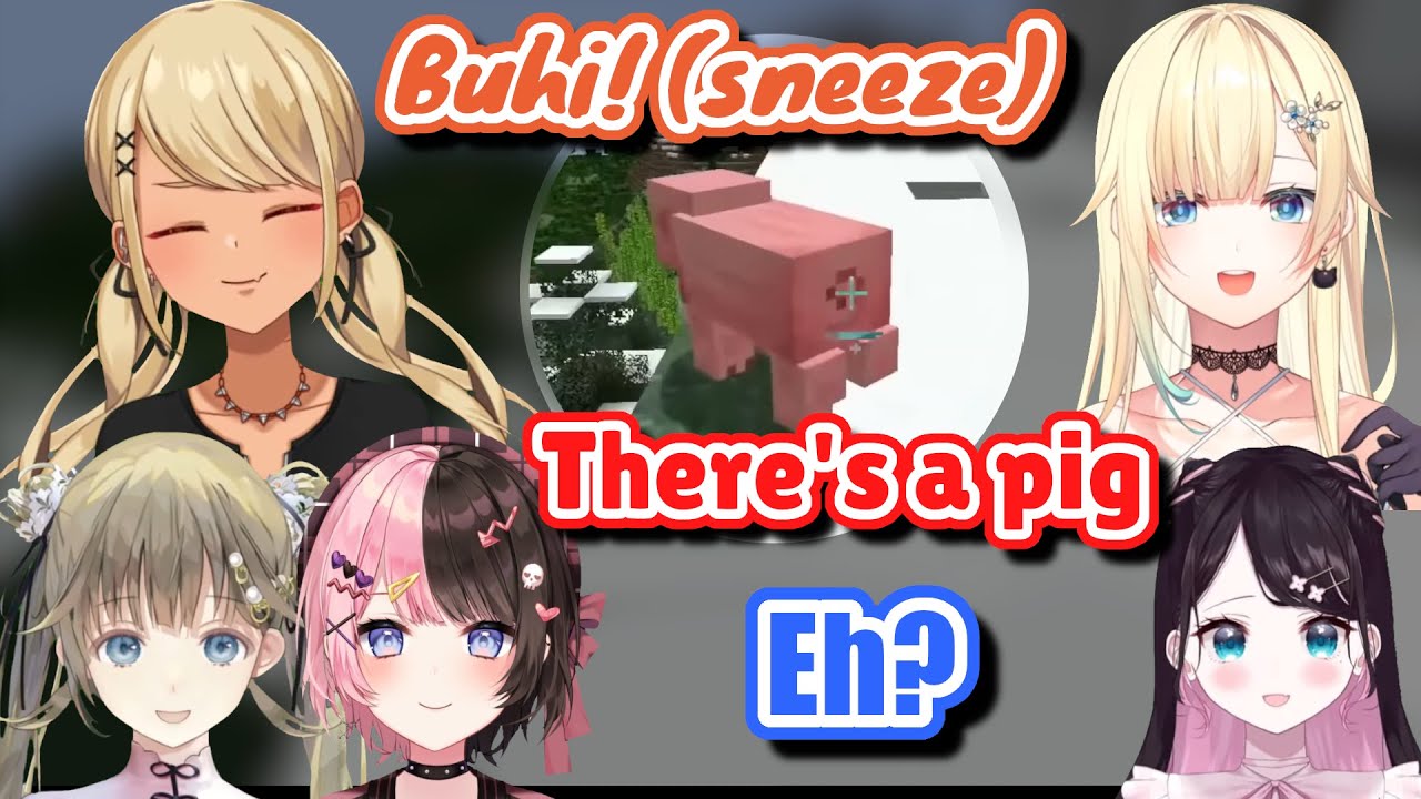 Hinano and the Others Think Ema Calls Her Senpai a Pig [VSPO]
