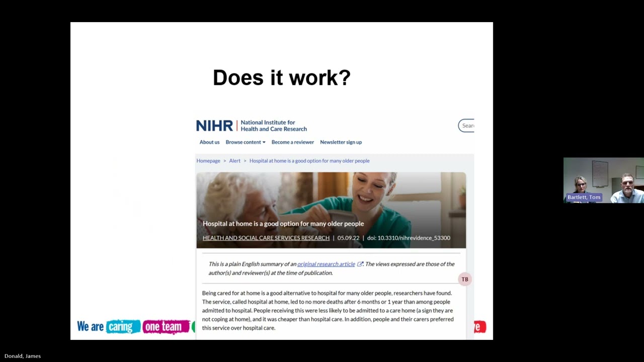 Understanding 'Hospital at Home' 6 Feb 2025