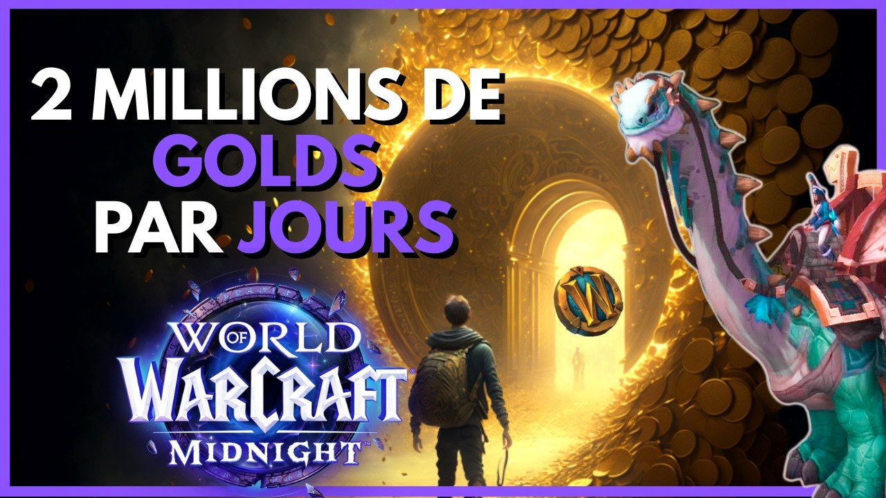 LA MEILLEURE METHODE POUR SE FAIRE DES GOLDS SUR MIDNIGHT - WOW GOLD FARMING FR