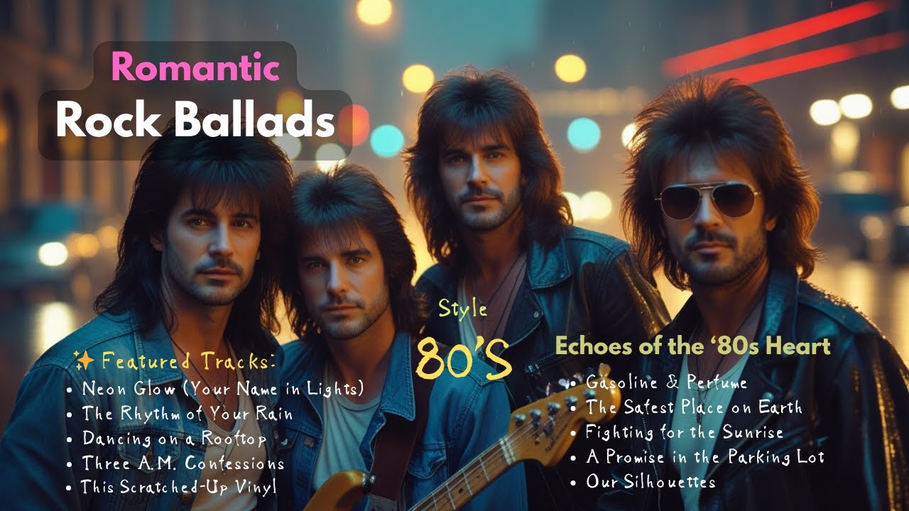 Love 80s Greatest Hits? Discover These New Romantic Rock Ballads | (Full Album)